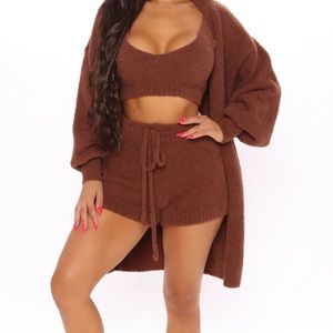 Fashion Nova cozy 3 piece set
